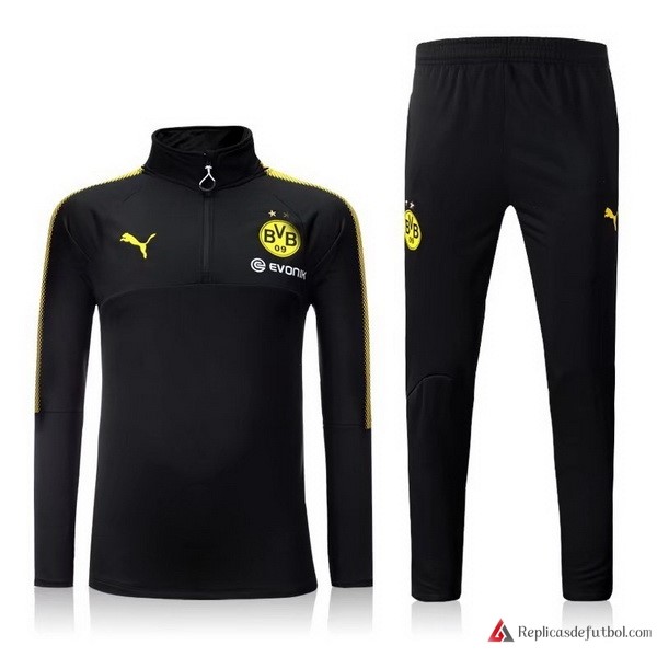 Chandal Borussia Dortmund 2017-2018 Negro Marino Amarillo